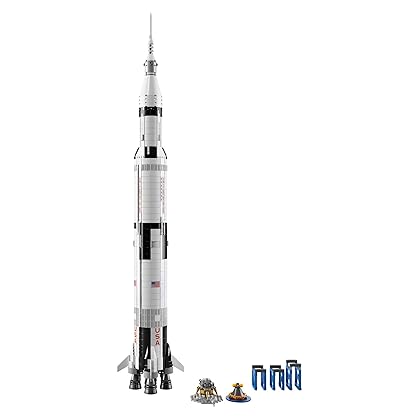 LEGO Ideas NASA Apollo Saturn V 92176 Outer Space Model Rocket for Kids and Adults, Science Building Kit (1969 Pieces)