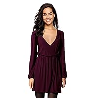 Women's V-Neck Business Casual Party Mini Dress