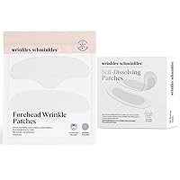 Plumping & Lifting Set | Forehead Silicone Patches 2 Pack | Self-Dissolving Patches 4 Pairs