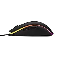 HyperX Pulsefire Surge - RGB Wired Optical Gaming Mouse, Pixart 3389 Sensor up to 16000 DPI, Ergonomic, 6 Programmable Buttons, Compatible with Windows 10/8.1/8/7 - Black