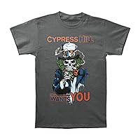 Cypress Hill Men's Uncle Greenthumb T-Shirt Grey