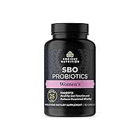 Probiotics for Women by Ancient Nutrition, SBO Probiotics Women's 60 Ct, Digestive and Immune Support, Bloating Relief for Women, Gluten Free, Superfoods Blend, 25 Billion CFUs*