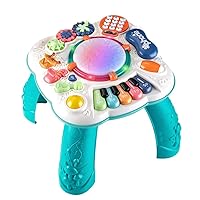 Baby Toys 6 to 12 Months, Activity Table for 1 2 3 Years Old (Size: 11.8 x 11.8 x 12.2 inches)