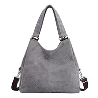 Canvas Handbags for Women Ladies Vintage Hobo Tote Bag Casual Shoulder Bag Daily Purse