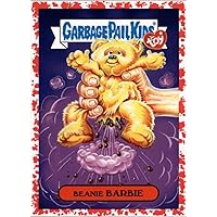 2019 Topps Garbage Pail Kids We Hate the '90s Toys Sticker Bloody Nose #16b BEANIE BARBIE /75 Trading Card