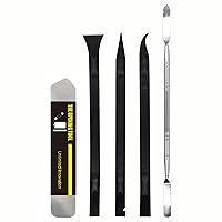 Pry Tool Kit, LIFEGOO Safe Non-Nylon and Ultrathin Steel Screen Opening Spudger Tool Repair Kit for Cell Phone, LCD, MacBook, Ipad, iPod, Tablet and More
