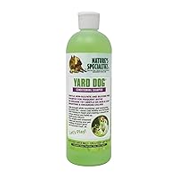 Yard Dog Ultra Concentrated Conditioning Shampoo for Pets, Makes up to 2 Gallons, Natural Choice for Professional Groomers, Tearless and Gentles, Made in USA, 16 oz