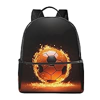 GeRRiT Soccer Print Lightweight Shoulder Bag,Multifunctional Backpack,Travel Shopping Backpacks