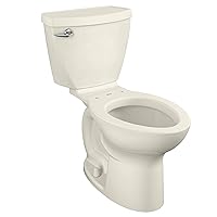 American Standard Cadet 3 Right Height Elongated Flowise Two-Piece High Efficiency Toilet with 12-Inch Rough-In, Linen Linen