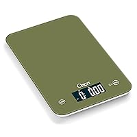 Ozeri Touch Professional Digital Kitchen Scale, (12 lbs Edition), Calla Green