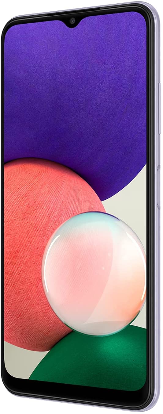 Samsung Galaxy A22 5G (SM-A226B/DS) Dual SIM 128GB/ 8GB RAM, 6.6” GSM Unlocked International Version - No Warranty - Violet