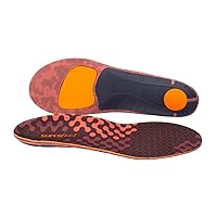 Run Cushion Low Arch Insoles - Low Arch Support - Trim-to-Fit Inserts for Running Shoes - Professional Grade - 5.5-7 Men / 6.5-8 Women
