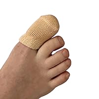 BIG TOE Protective Socks Soft Cotton Medical sleeve for Big Toe | Diabetic Ulcers| Ingrown Toenail | Non-Slip Silicone Grip on Rim of Inner Cuff to prevent Twisting or Sliding Off