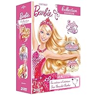 Coffret Barbie - Collection danseuse : Rêve de danseuse étoile + Lac des cygnes + Barbie au bal des 12 princesses