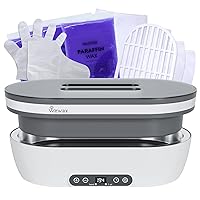 Paraffin Wax Machine for Hands and Feet with 4 Pack of Paraffin Wax 4500ML Detachable Hand Paraffin Wax Machine for Thermal Paraffin Wax Bulk and Arthritis (White)