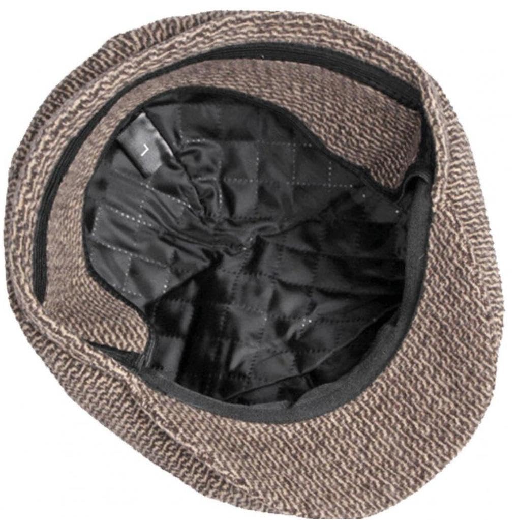 Cap Hat Newsboy Vintage Classic Wool Gatsby Hat Ivy Cabbie Cap Dad Boyfriend Gift Mens Brown