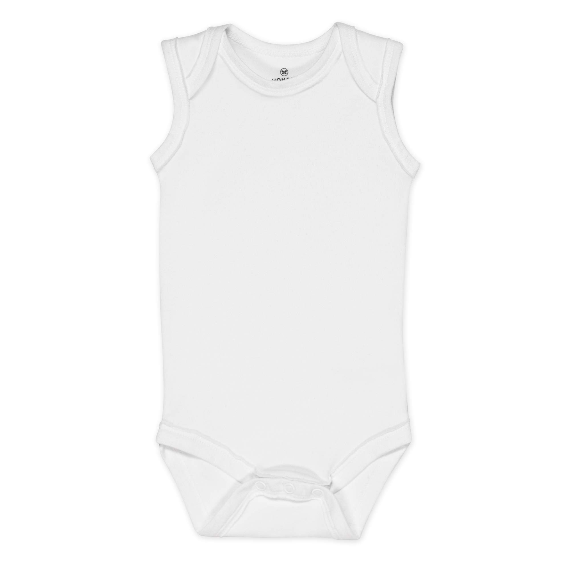 HonestBaby Baby Organic Cotton Sleeveless Bodysuit Multi-Pack
