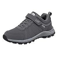 Mens Running Shoes Walking Tennis Sneakers Men's Simple and Fashionable Water Proof Round Head Solid Color Lightweight Classic Sneakers Men Leather