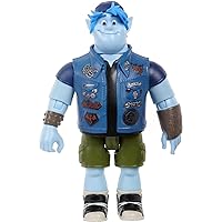 Mattel Disney and Pixar Onward Barley Lightfoot Action Figure, Posable Character in Signature Look, Collectible Toy, 7 inch