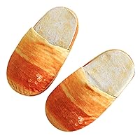 Women's House Slippers Soft Plush Bread Shoes Cotton Look Autumn Warm Shoes Plush Slippers Bun Adult Winter