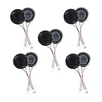 10Pcs 1W 8 Ohm Metal Shell Mini Loudspeaker Round Internal Magnet Speaker MP3 MP4 Player Speaker