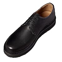 Men's Oxfords Black Formal Dress Leather Derby Shoes Fashion Casual Business Shoes for Men