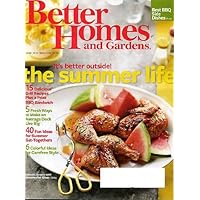 Better Homes and Gardens June 2010 Grilled Chicken with Watermelon Glaze on Cover, Best BBQ Barbecue Side Dishes, 15 Delicious Grill Recipes, Prize BBQ Sandwich, 40 Fun Ideas for Summer Get-Togethers