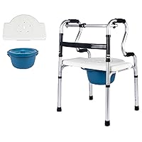 Raised Toilet Seat with Handles Up to 320 Lbs, Elevated Handicap Toilet Seat Riser for Seniors with Soft Padded, Height Adjustable, Stand Alone Toilet Safety Frame, Fit Any Toilet
