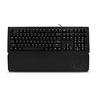 Cherry MX 1.0 Wired Mechanical Keyboard with MX Red Silent Switches - with Palm Rest for Ergonomic Quiet Typing Experience. Full Size with Number Pad