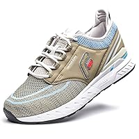 FitVille Extra Wide Sneakers for Men Women Foot Pain Relief Shoes with Arch Support for Plantar Fasciitis - Stride Core