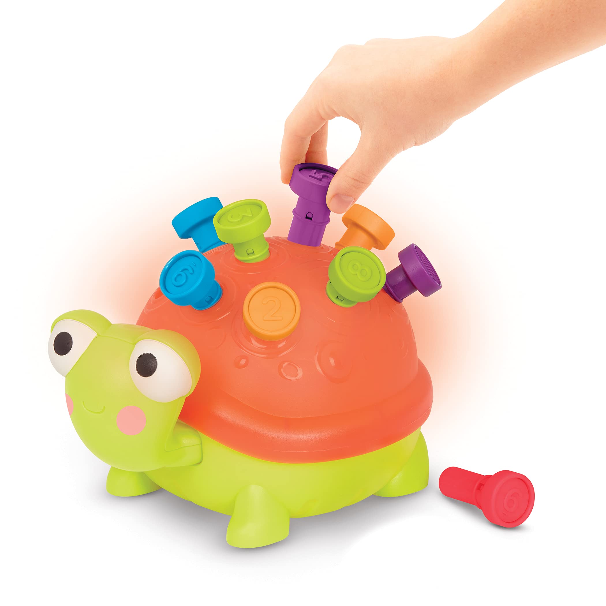 B. – Turtle Counting Toy – 10 Numbered & Colorful Pegs – Learning Toy with Lights & Sounds – Educational Toys for Toddlers, Kids – 18 Months + – Teaching Turtle