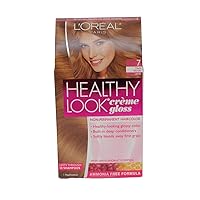 Loreal Healthy Look Creme Gloss Color, Dark Blonde 7, 1 ct (Pack of 3)