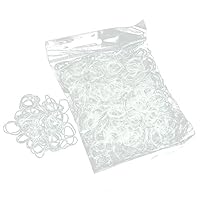 1000Pcs Multi Thickened and bagged transparent Mini Small Clear Girl's Kids Hair Holder Hair Tie Elastic Rubber Bands Hair Accessories
