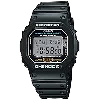 Casio DW-5600E-1 - Watch, Black/White, Strip