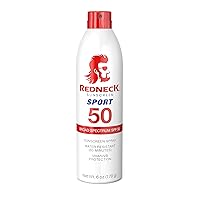 6 Oz SPF 50 Sport Spray Water/Sweat Resistant Reef Friendly, Non-irritating