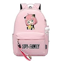 Spy Family Lightweight Backpack Cartoon Daypack-Multifunction Bookbag Large Capacity Rucksack for University