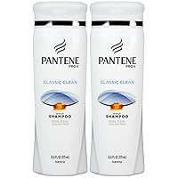Pantene Pro-V Classic Clean Shampoo, 12.6 Fl Oz (Pack of 2)