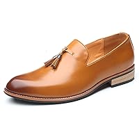 Mens Loafers Tassel Fringe Penny Loafers Casual Slip On Driving Wedding Prom Shoes Moccasins