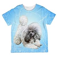 Poodle Live Forever All Over Toddler T Shirt