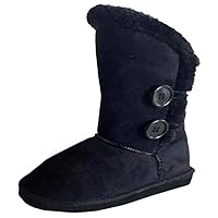 IYNX Girls Amber Faux Suede Boot