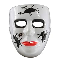 Black and White Scary Mask