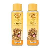 Natural Oatmeal Dog Shampoo | with Colloidal Oat Flour & Honey | Cruelty Free, Sulfate & Paraben Free, pH Balanced for Dogs - Made in USA, 16 Oz - Pack of 2,RED