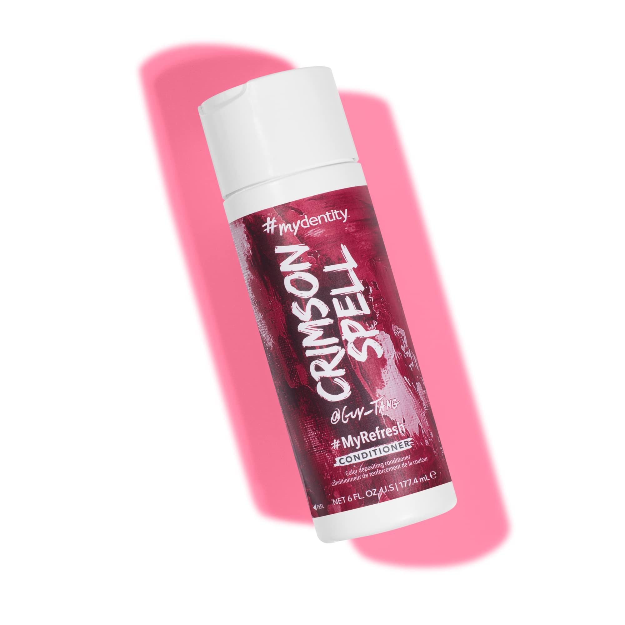 #mydentity MyRefresh Color Depositing Conditioner, Crimson Spell, 6 oz | Color Lasts up to 25 washes