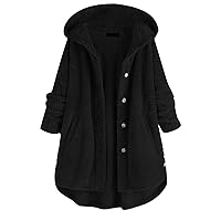 SNKSDGM Women's 2023 Fashion Fleece Lined Jackets Fall Winter Lapel Soft Shearling Shaggy Faux Fur Parkas Coats Outerwear