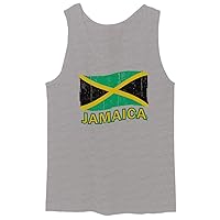 Jamaica Tee Jamaican National Country Flag Tee Carribean Men's Tank Top