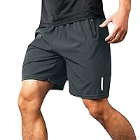Mens Athletic Shorts Quick Dry Basketball Gym Workout Shorts Elastic Waistband Outdoor Sports Golf Running Shorts