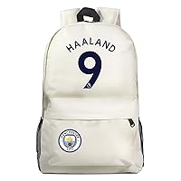 Football Fans Knapsack Soccer Stars Casual Daypacks Wear Resistant Canvas Student Book Bag for Teens