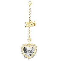 Graduate Memorial Photo Charm Tassel Memorial Charm Class of 2024 Graduation 2024 DIY in Memory Mortarboard Decoration for Cap and Gown Ceremony Charms