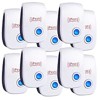 Ultrasonic Pest Repeller,Pest Repellent 10 Pack, Pest Control Electronic Plug for Insects, Mice & Spider, Mosquito Repellent Indoor for Home, Office, Warehouse, Hotel, Garage,in Indoor Pest Control