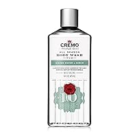 Cremo Rich-Lathering Silver Water & Birch Body Wash for Men, A Revitalizing Combination of Glacier-Fed Streams and White Birch 16 Fl Oz